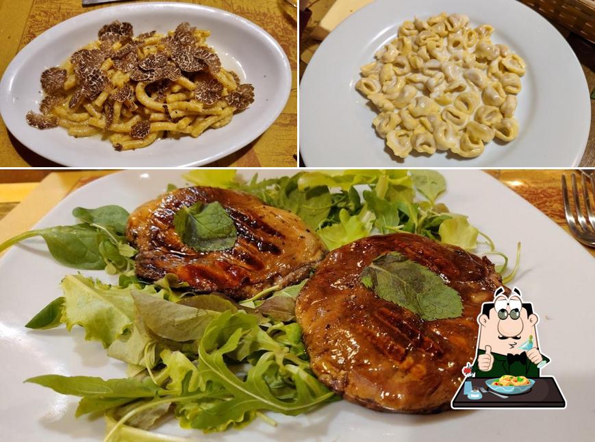 Maccheroni al formaggio al Antica Trattoria Spiga