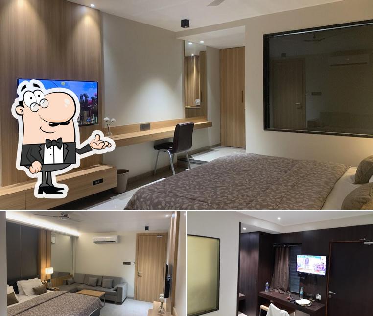 The interior of Hotel Sourabh