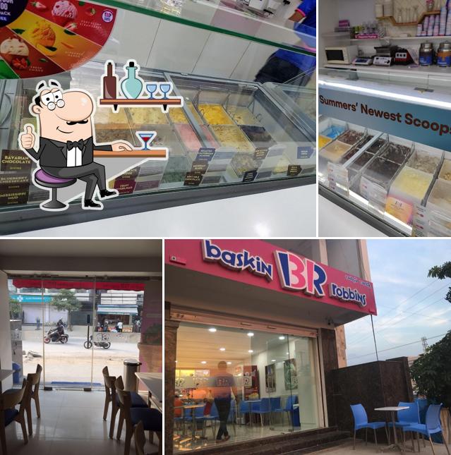 Check out how Baskin Robbins looks inside