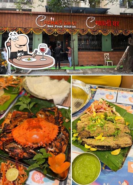 The picture of Machli Ghar - Multi Cuisine Restaurant’s food and interior