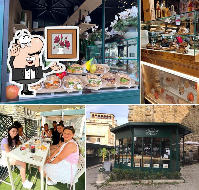 Dai un'occhiata agli interni di Panino Porco