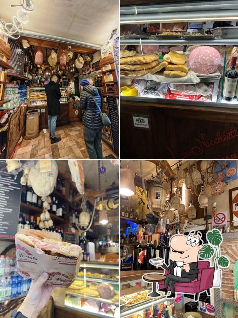 Gli interni di La Nicchietta in Calimaruzza