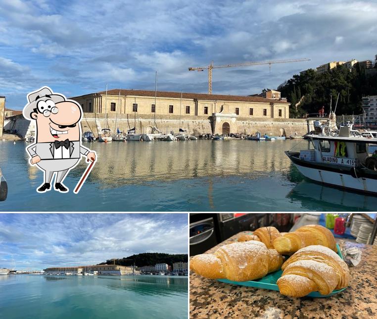 Guarda la immagine che raffigura la esterno e cibo di Bar Al Mandracchio