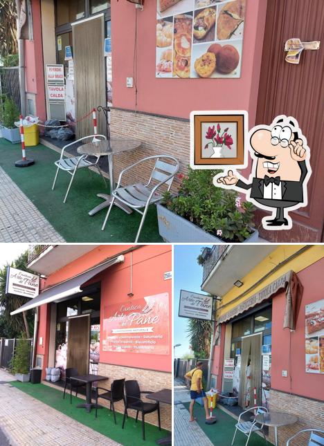 Gli interni di " L'antica Arte del Pane" Panificio salumeria Tavola Calda