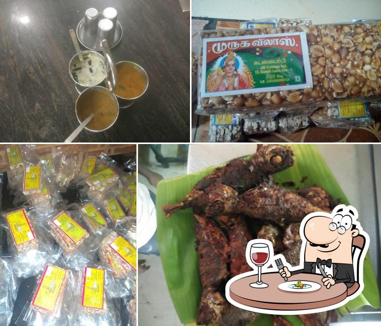 Food at Sri Muruga Vilas cafe and Hotel