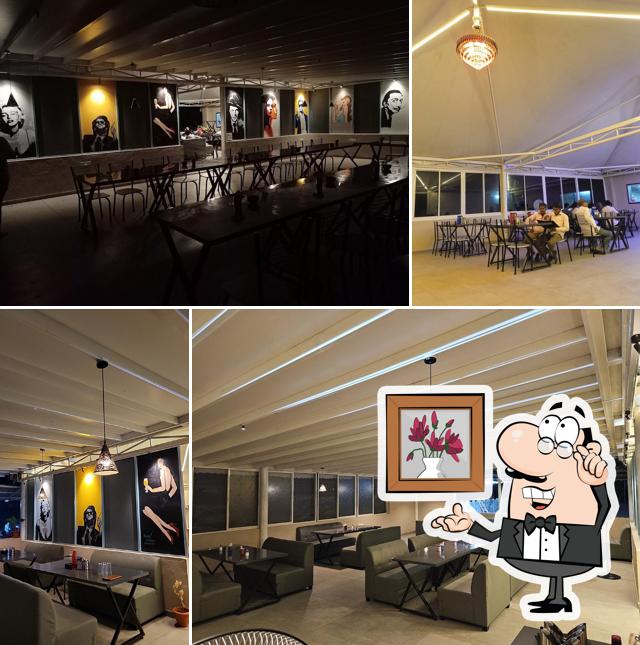 The interior of Hotel Swarnaa Restaurant & Lawns