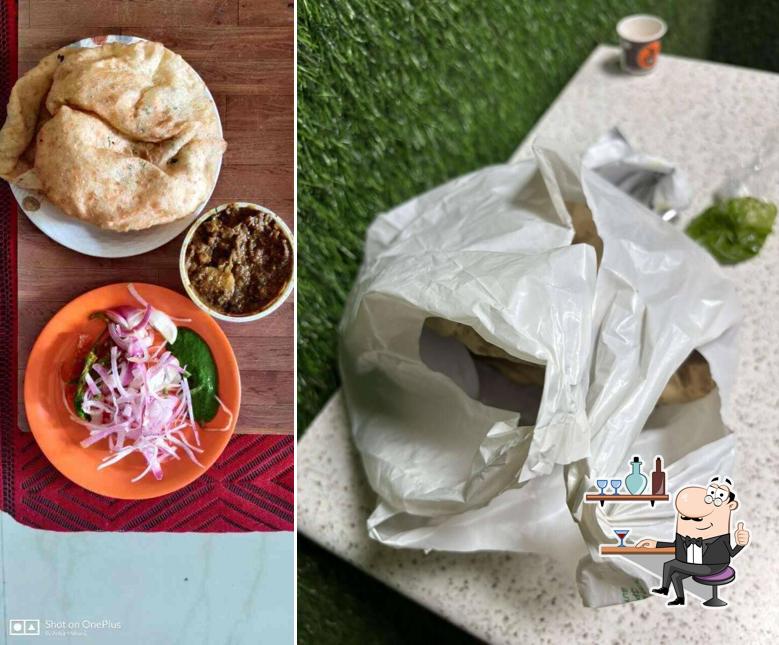 The interior of Punjabi Chole Bhature