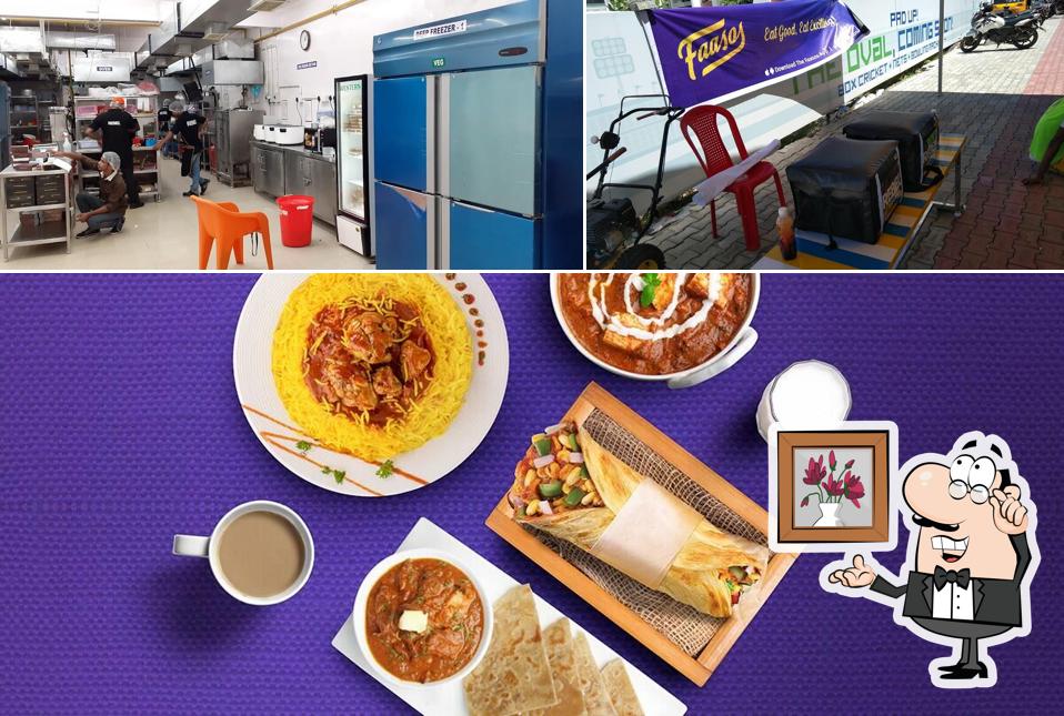 The interior of Faasos Perungudi