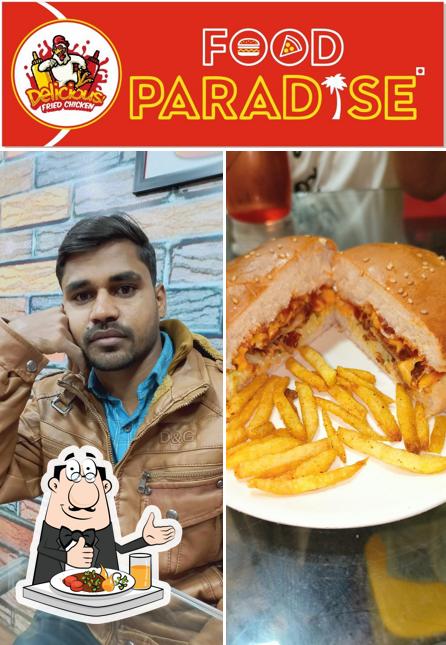 Pulled pork sandwich at Food paradise