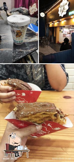 The interior of The Belgian Waffle Co