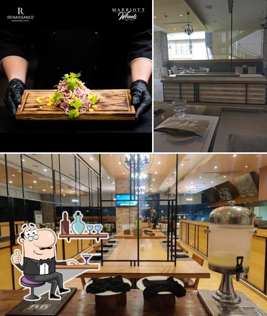 The interior of R Kitchen