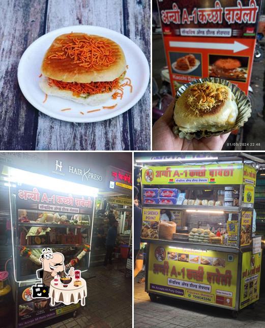 Pulled pork sandwich at ANVI A-1 SANDWICH & KACCHI DABELI