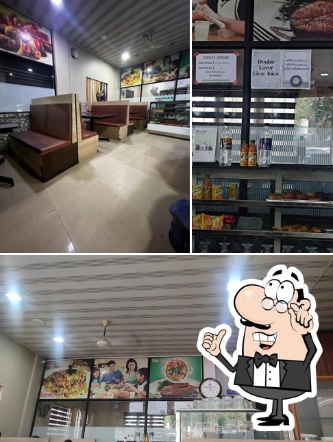 The interior of Swad Family Restaurant