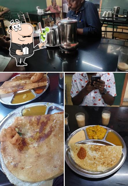 Enjoy a beverage at Krishna Hotel