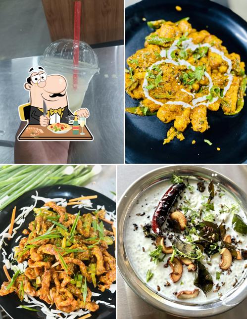 Food at Team Taaza kitchen