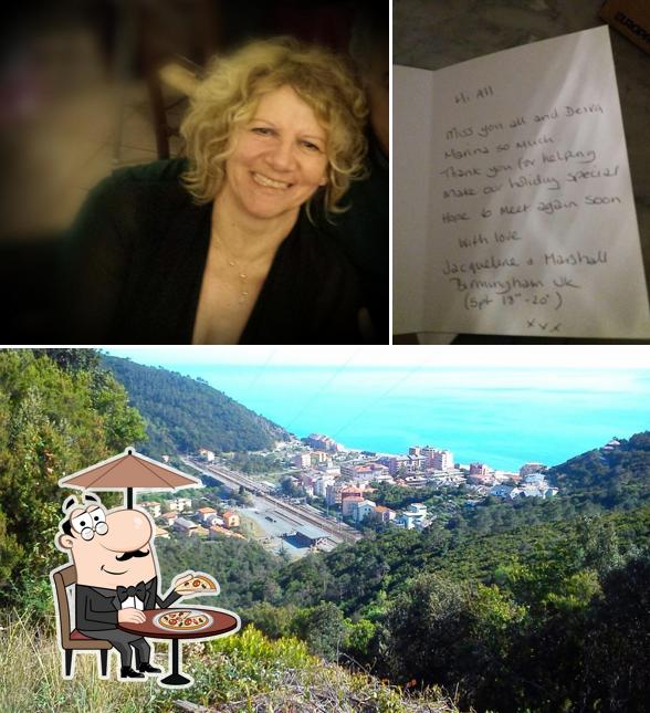 Puoi goderti l'aria fresca da seduto all'esterno di Ristorante Clipper