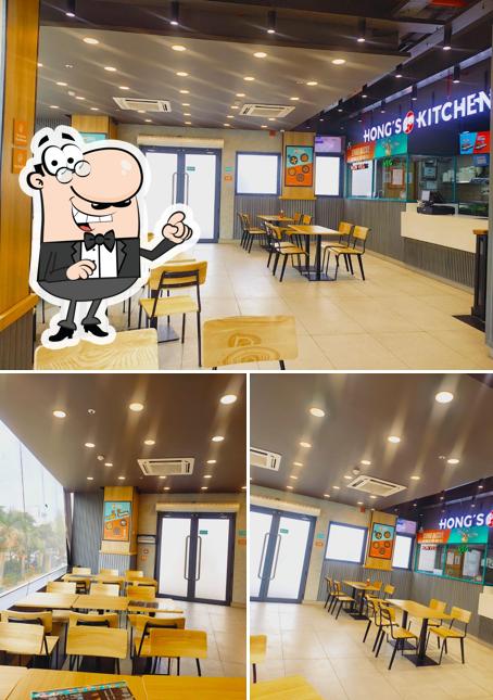 The interior of Hong's Kitchen