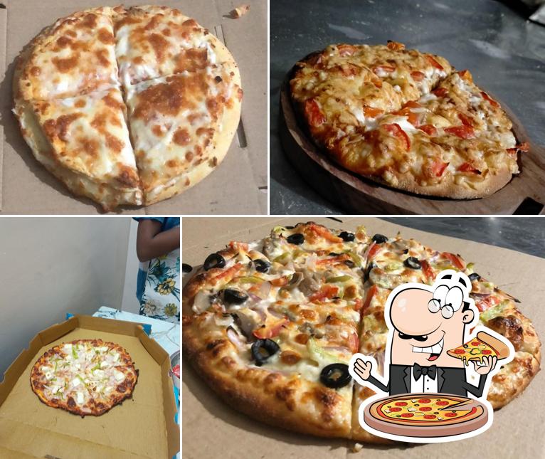Try out different types of pizza