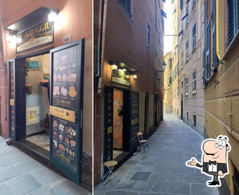 Gli interni di U Caruggiu Camogli