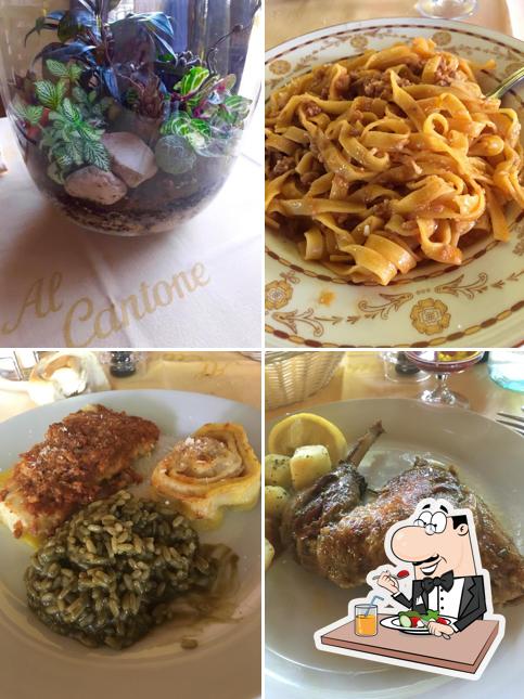 Cibo al Trattoria Al Cantone