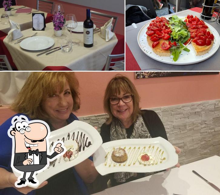 La foto di interni e tavolo da pranzo da La Fontana Bellagio
