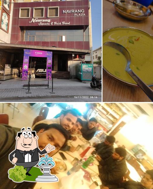 The exterior of Navrang Sweets & Fast Food