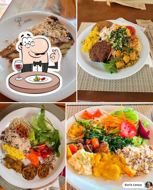 Platos en Amor à Natureza Restaurante Natural