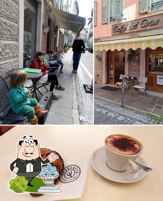 La foto della esterno e cibo di Caffè del Corso di Ferrai Bruno