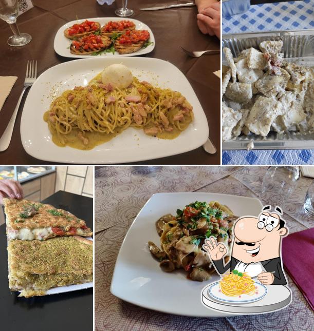 Spaghetti alla carbonara al I Russo'