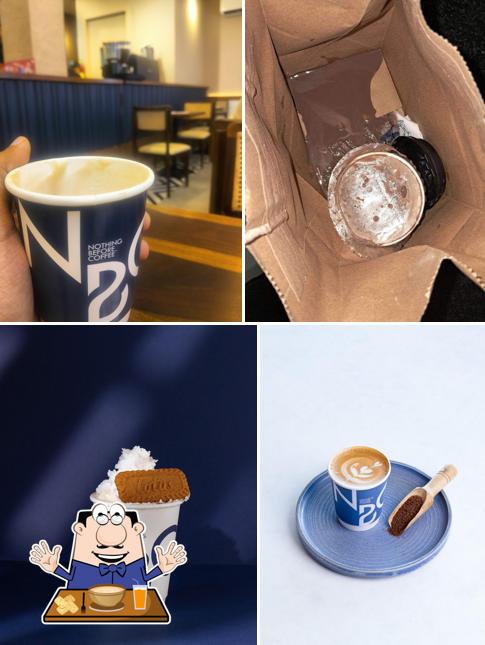 Clam chowder at Nothing Before Coffee Cafe - Gwalior