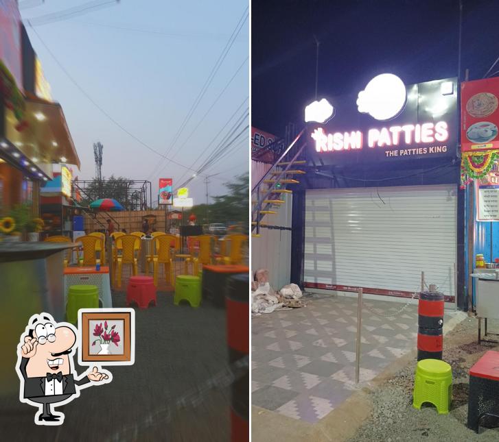 The interior of Rishi Patties The Patties King Tili