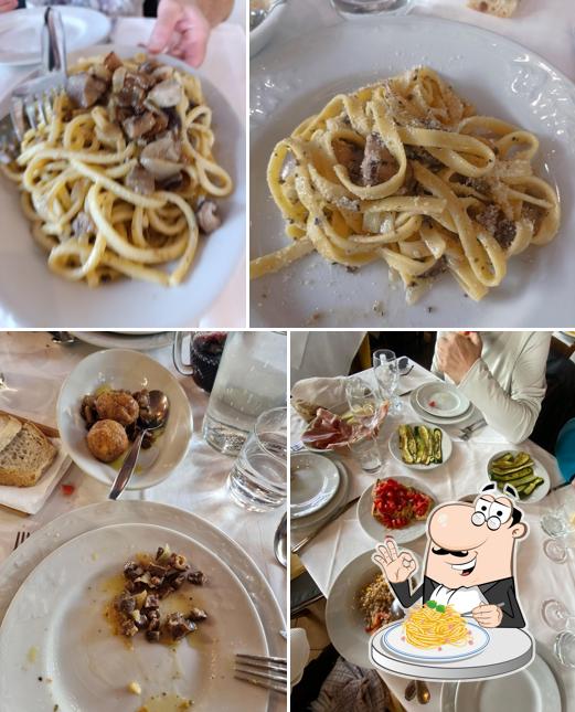 Spaghetti alla carbonara al Ristorante da Maria