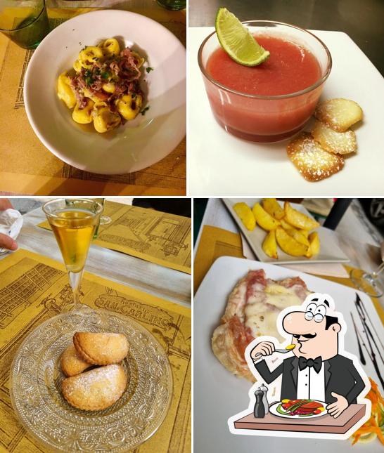 Cibo al Hostaria San Carlino