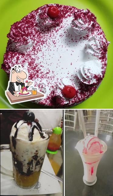 Enjoy one of the sweet dishes