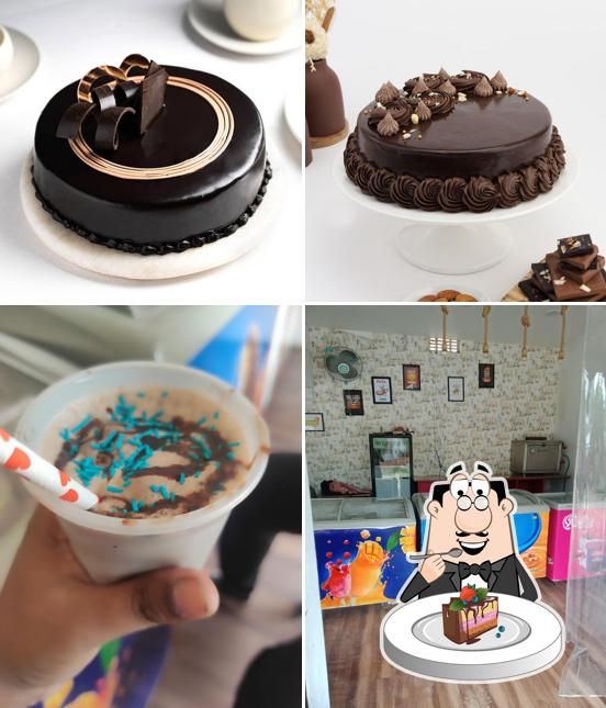 Chocolate cake at HAPPY CONES