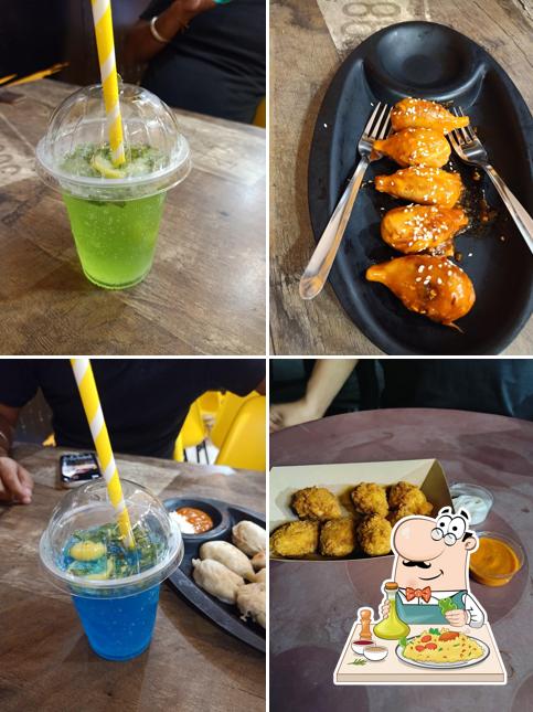 Food at Rowdy Momo Café Rewari