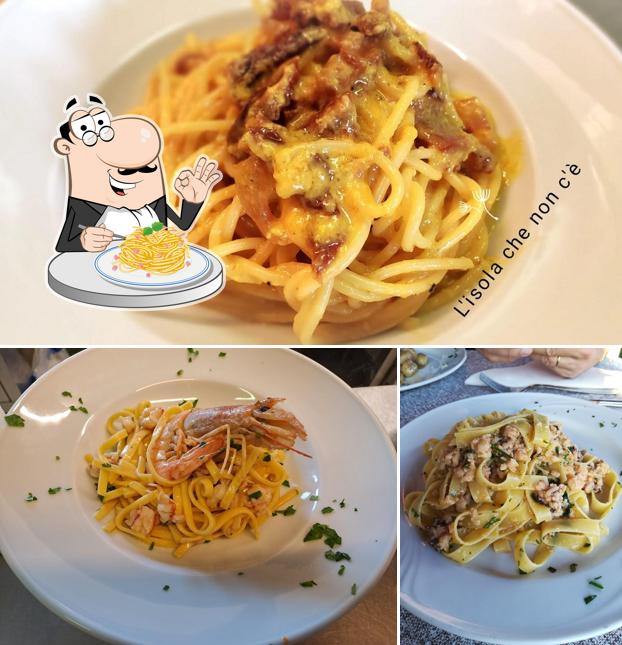 Spaghetti alla carbonara al L'Isola Che Non C'è