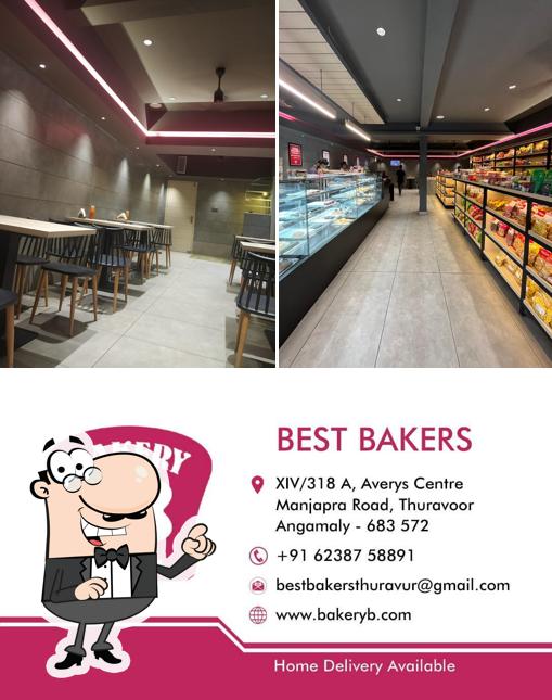 The interior of Best Bakers Thuravoor