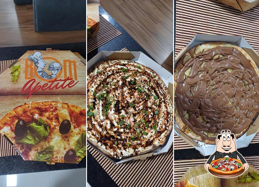 Escolha pizza no Beto's Pizza