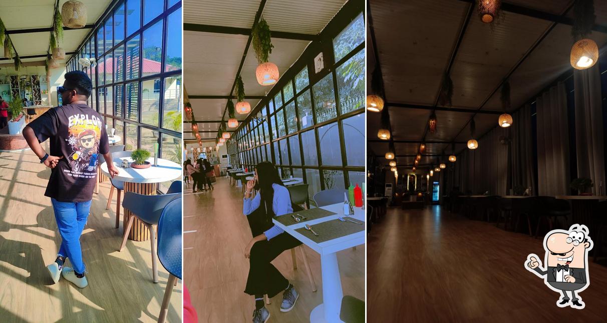 The interior of Cafe green