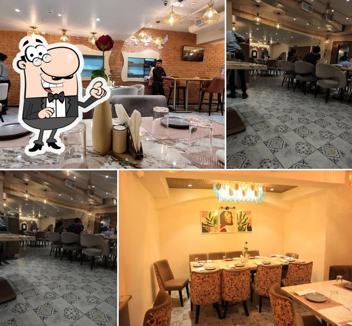 The interior of Chutney Masala {Indian Cusine Restaurant}