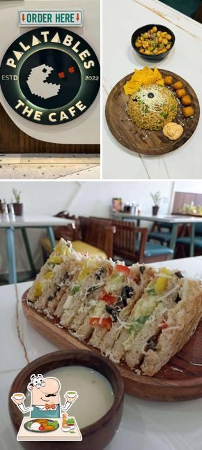 Food at Palatables The cafe