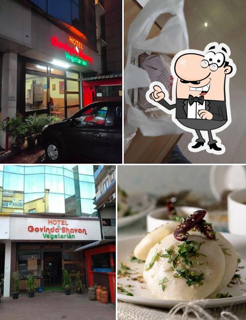 The exterior of Govinda Bhavan