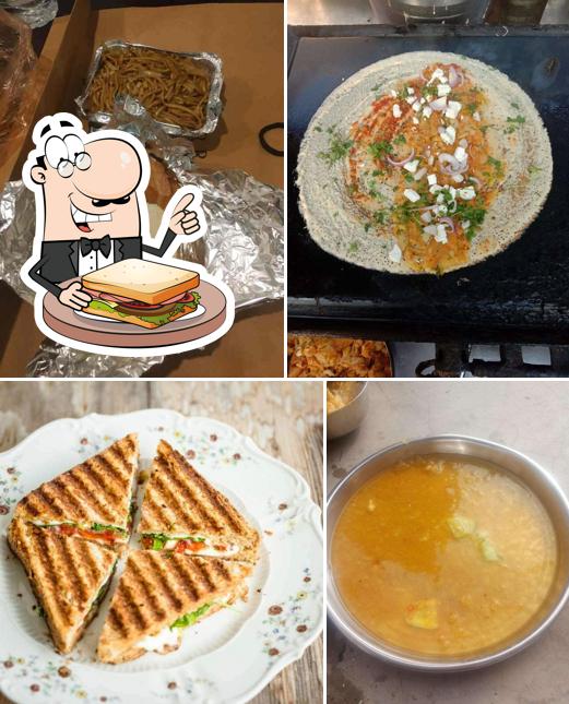 Grilled cheese sandwich at Hariom Fast Food