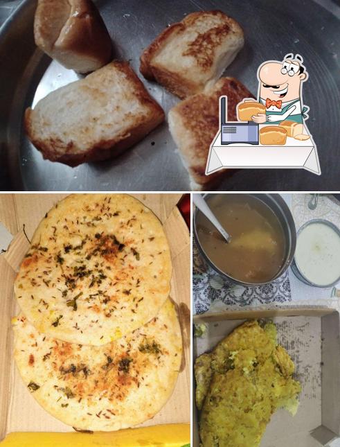 Garlic bread at Idli Anna & Thirsty Cane