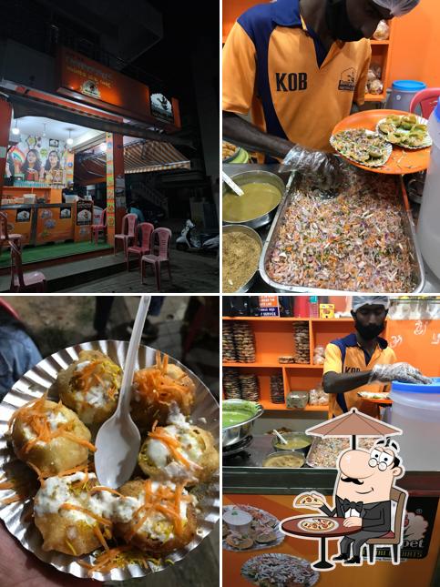 The exterior of Kings of Bangarpet pani puri & chats