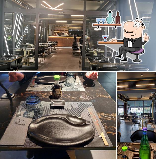 La foto della interni e bevanda di Fishlab - Restaurant & Asian Fusion