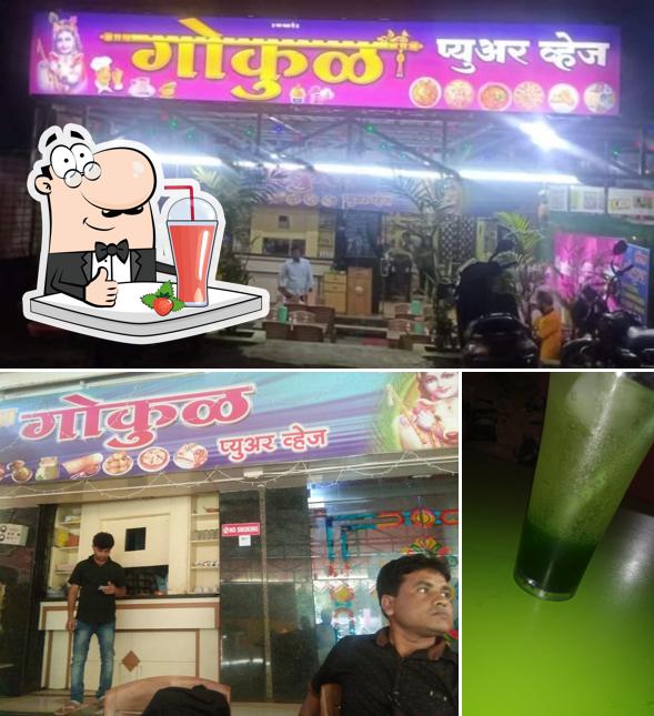 Enjoy a drink at Gokul Hotel