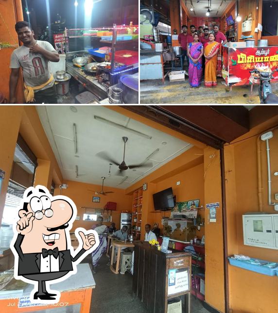 The restaurant's interior and exterior