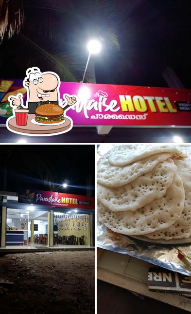 Get a burger at Hotel Paradise and Lunch Home